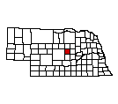 Map of Valley County, NE