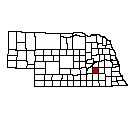 Map of York County, NE