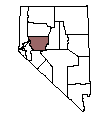 Map of Churchill County, NV
