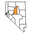 Map of Lander County, NV
