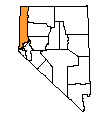 Map of Washoe County, NV