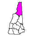 Map of Coos County, NH