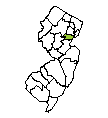 Map of Union County, NJ