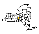 Map of Cortland County, NY