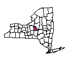 Map of Madison County, NY