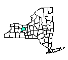 Map of Ontario County, NY