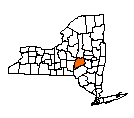 Map of Otsego County, NY