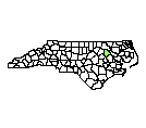Map of Edgecombe County, NC