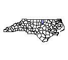 Map of Granville County, NC