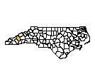 Map of Haywood County, NC