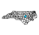 Map of Johnston County, NC