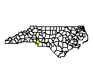 Map of Mecklenburg County, NC