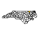 Map of Northampton County, NC