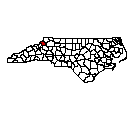 Map of Watauga County, NC