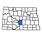 Map of Burleigh County, ND