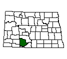 Map of Grant County, ND