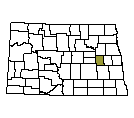 Map of Griggs County, ND