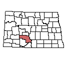 Map of Morton County, ND
