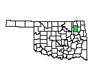 Map of Rogers County, OK