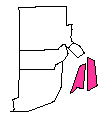Map of Newport County, RI