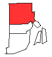 Map of Providence County, RI