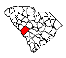 Map of Aiken County, SC