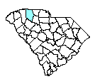 Map of Spartanburg County, SC