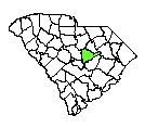 Map of Sumter County, SC