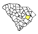 Map of Williamsburg County, SC