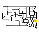 Map of Minnehaha County, SD