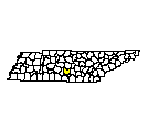 Map of Bedford County, TN