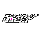 Map of Decatur County, TN
