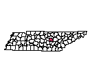 Map of White County, TN