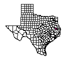 Map of Angelina County, TX