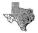 Map of Austin County, TX