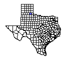 Map of Hall County, TX