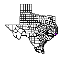 Map of Jefferson County, TX