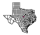 Map of Mills County, TX