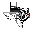 Map of Newton County, TX