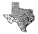 Map of Robertson County, TX