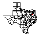Map of Smith County, TX