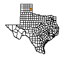 Map of Wheeler County, TX