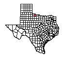 Map of Wilbarger County, TX