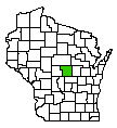 Map of Portage County, WI
