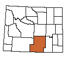 Map of Carbon County